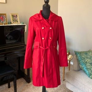 GUESS like-new beautiful red overcoat